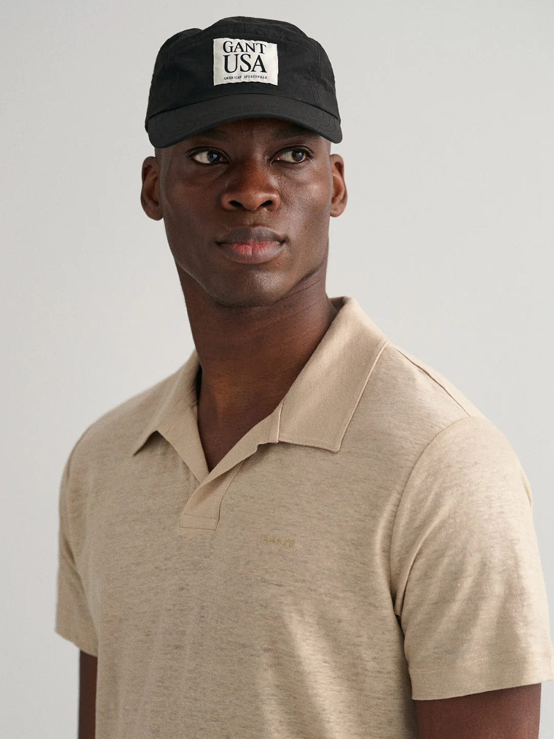 Gant Beige Regular Fit Polo Tshirt - Image 5