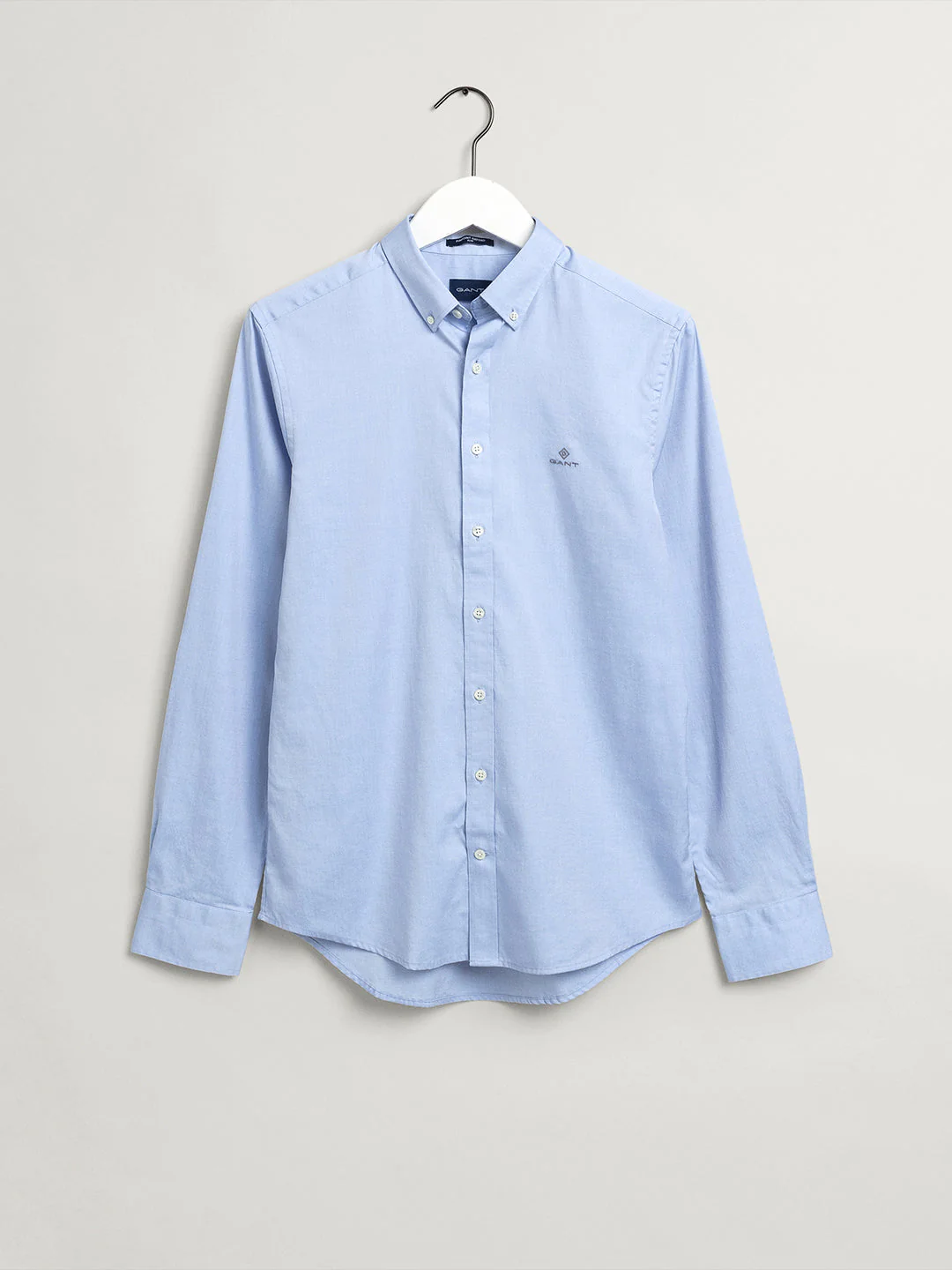 Gant Blue Pinpoint Oxford Clu Slim Fit Shirt - Image 5