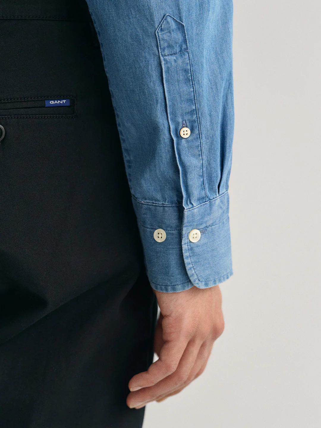 Gant Blue Regular Fit Shirt - Image 3