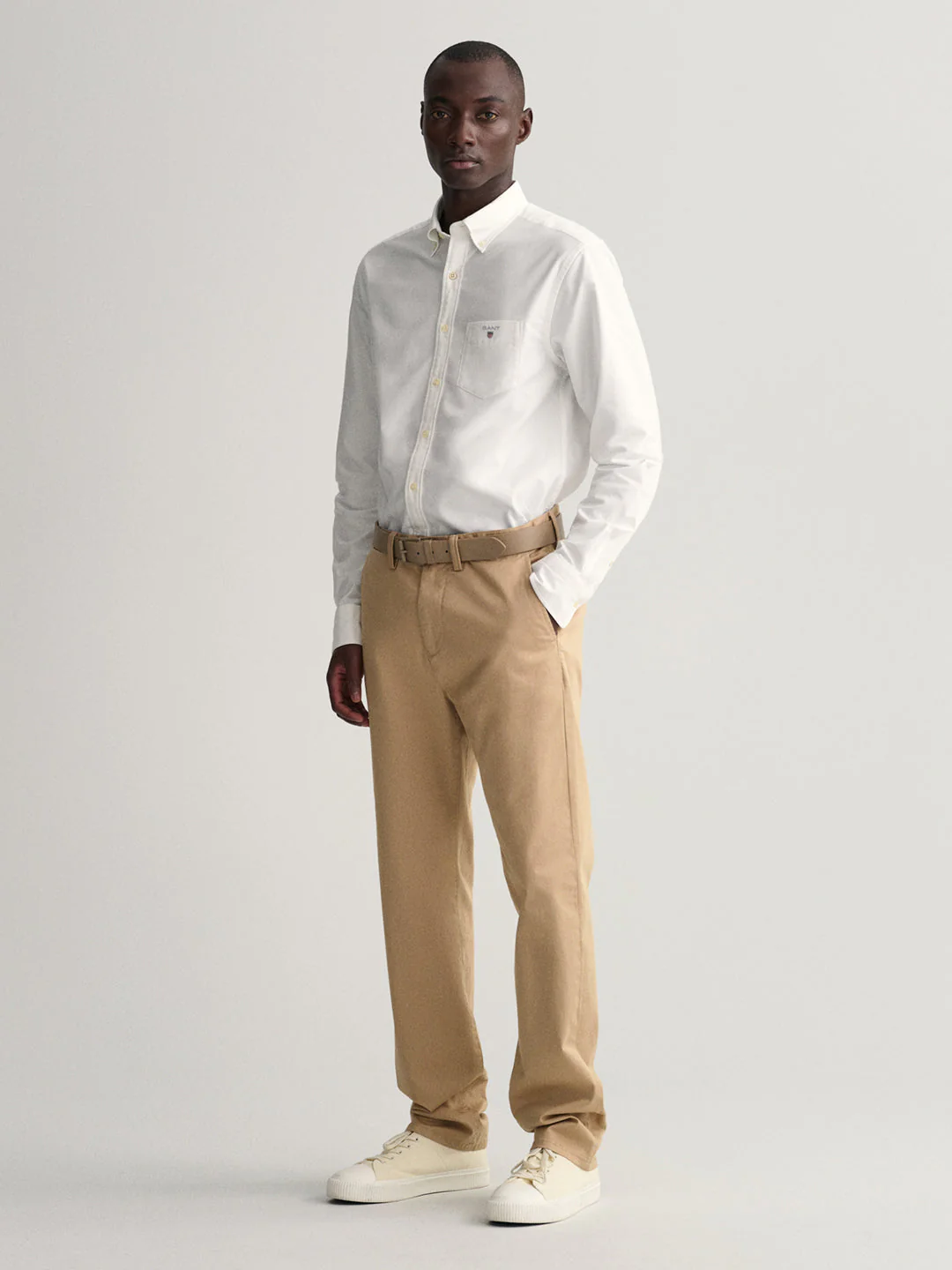 Gant White Oxford Regular Fit Shirt - Image 2