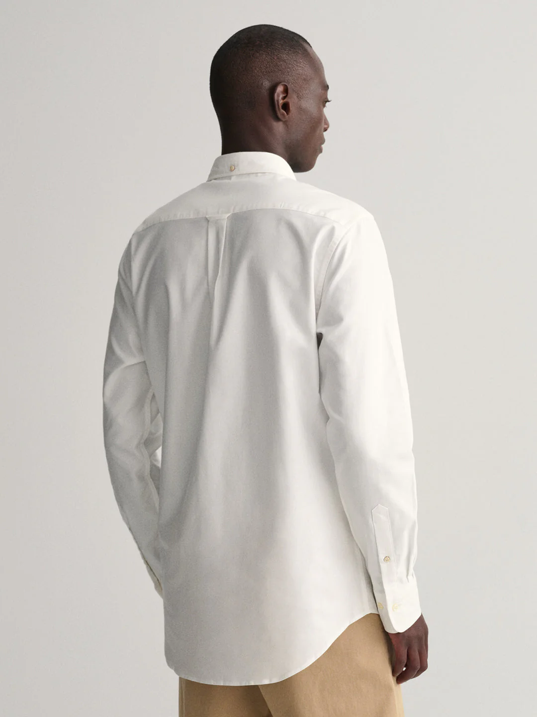 Gant White Oxford Regular Fit Shirt - Image 3