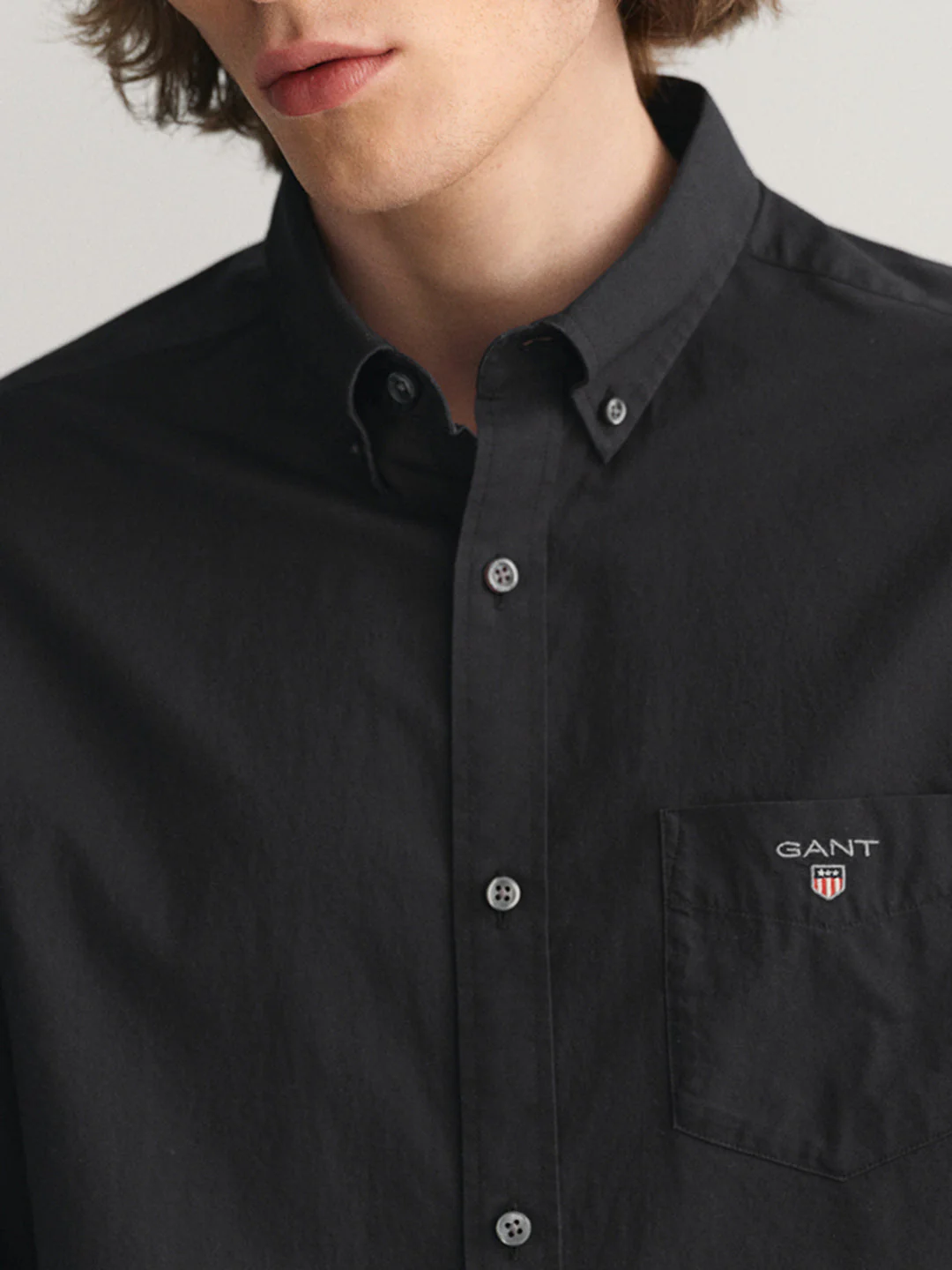 Gant Black Regular Fit Shirt - Image 2