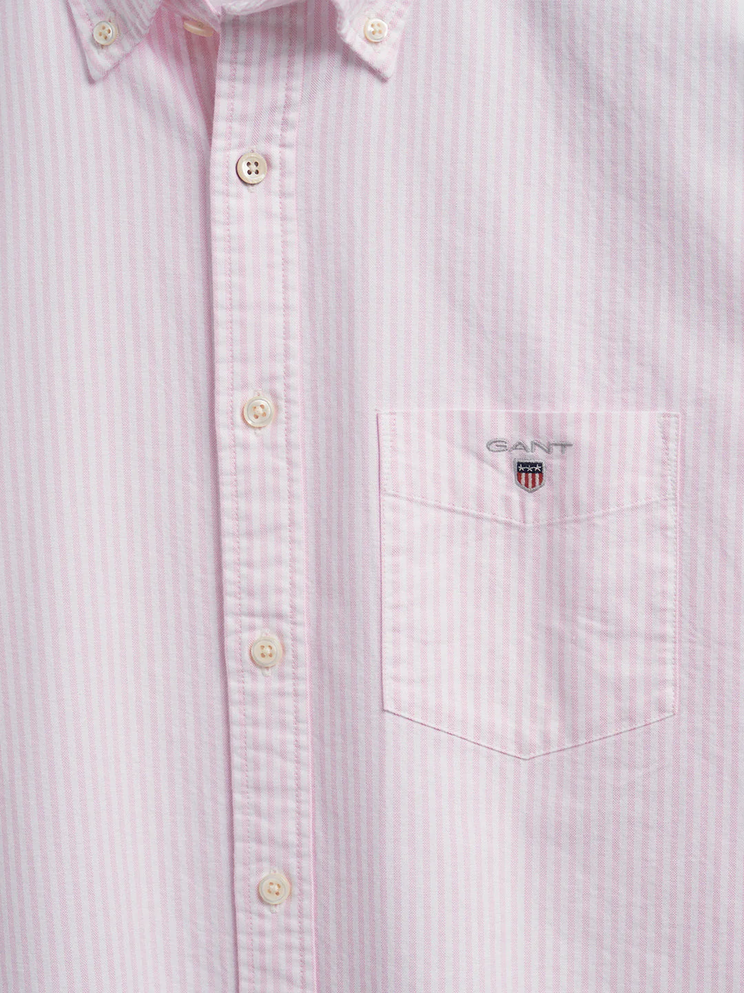 Gant Pink Oxford Striped Regular Fit Shirt - Image 5
