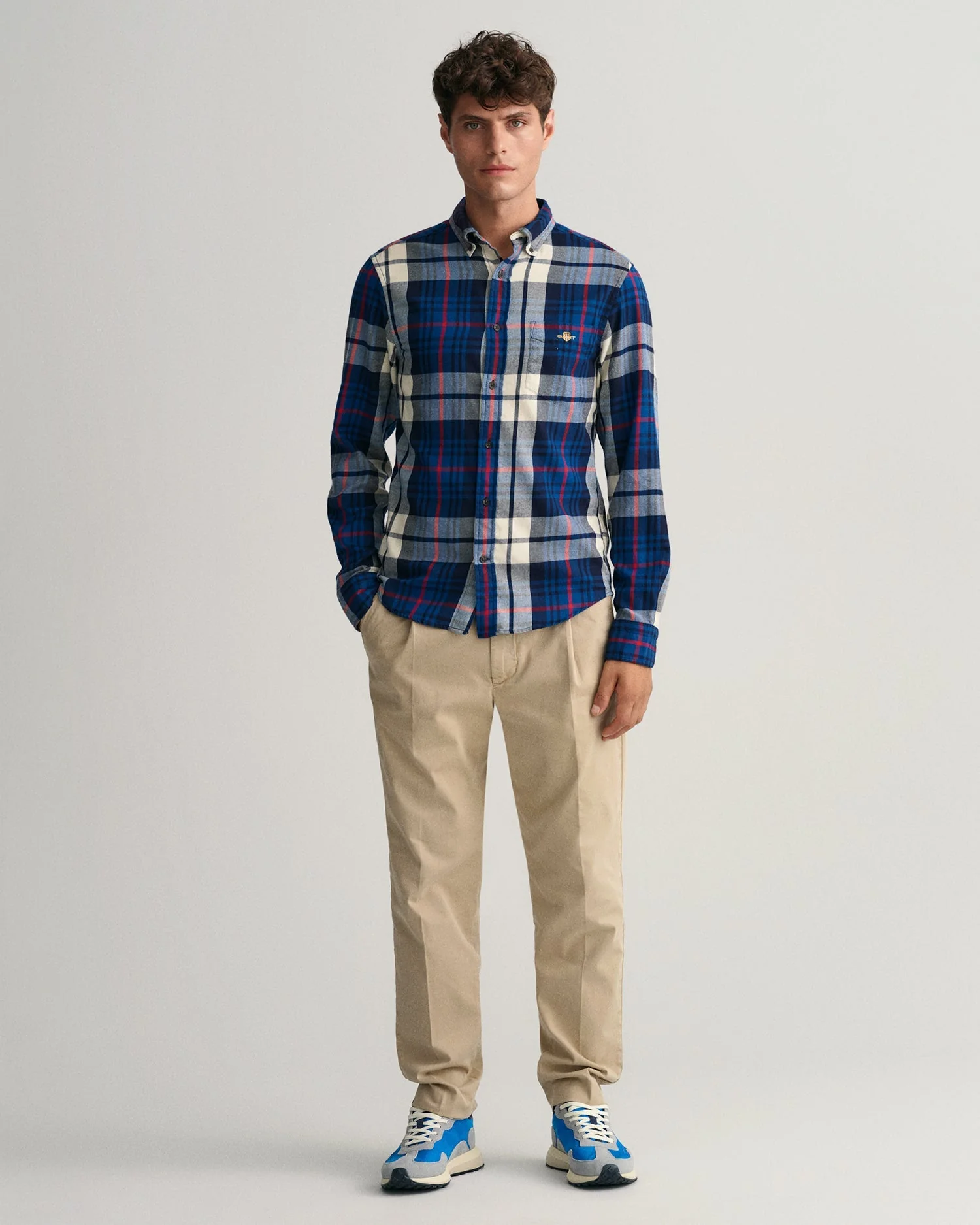 Gant Multi Checked Regular Fit Shirt - Image 3