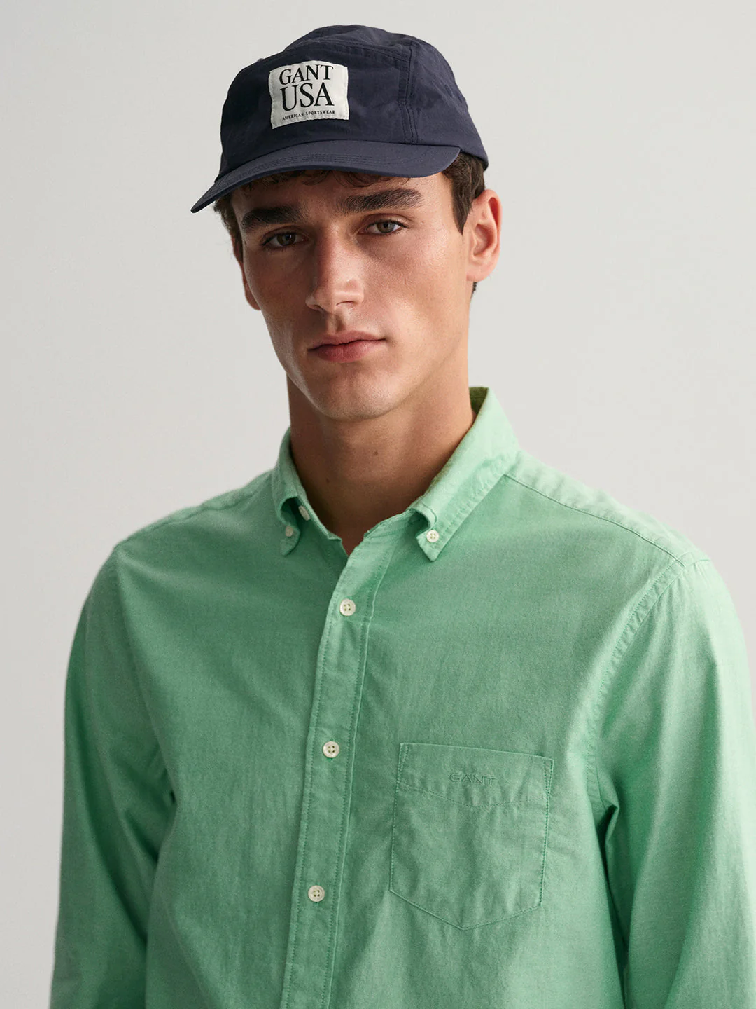 Gant Green Oxford Regular Fit Shirt - Image 4