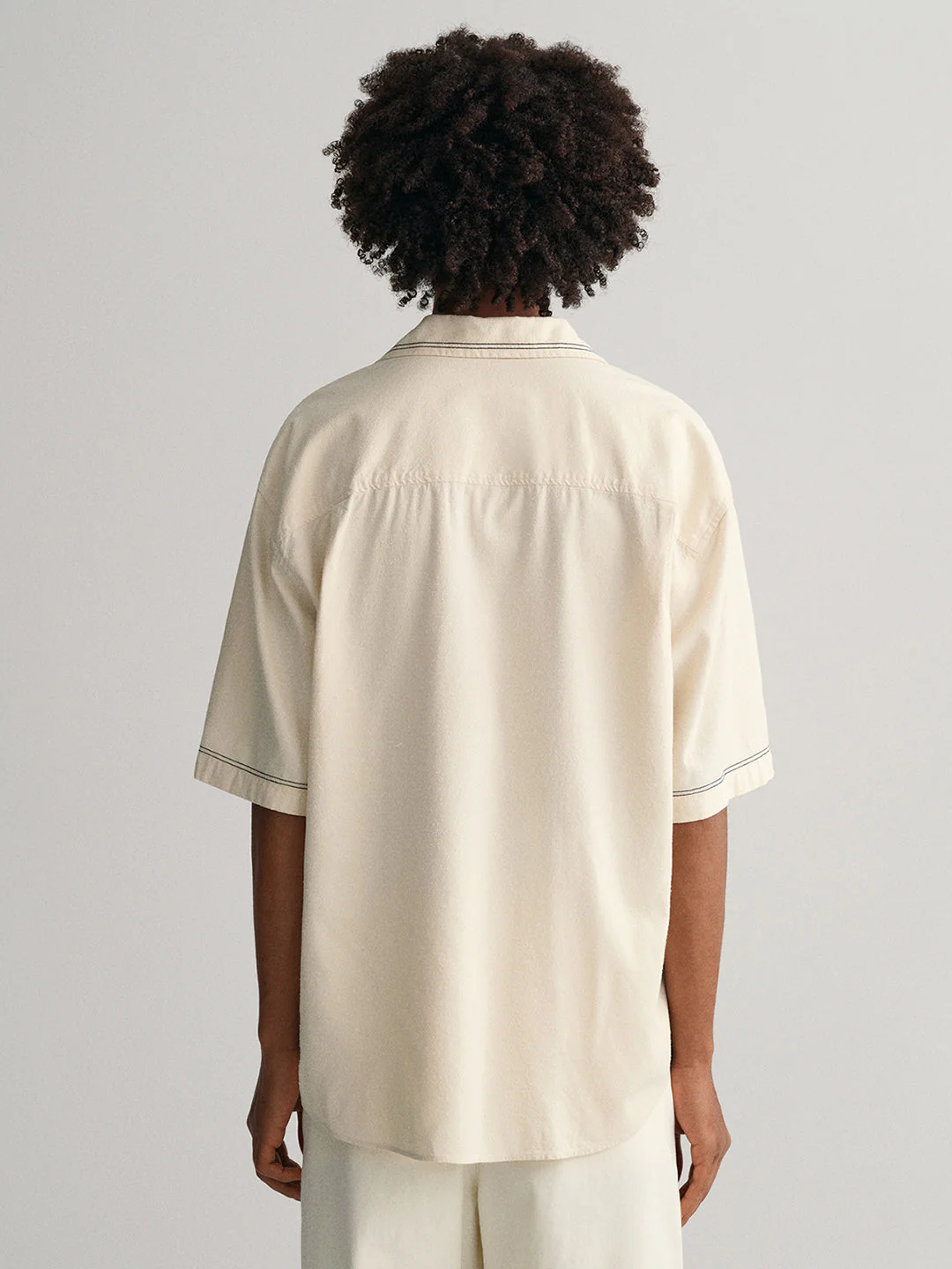 Gant Cream Floral Print Comfort Fit Shirt - Image 2