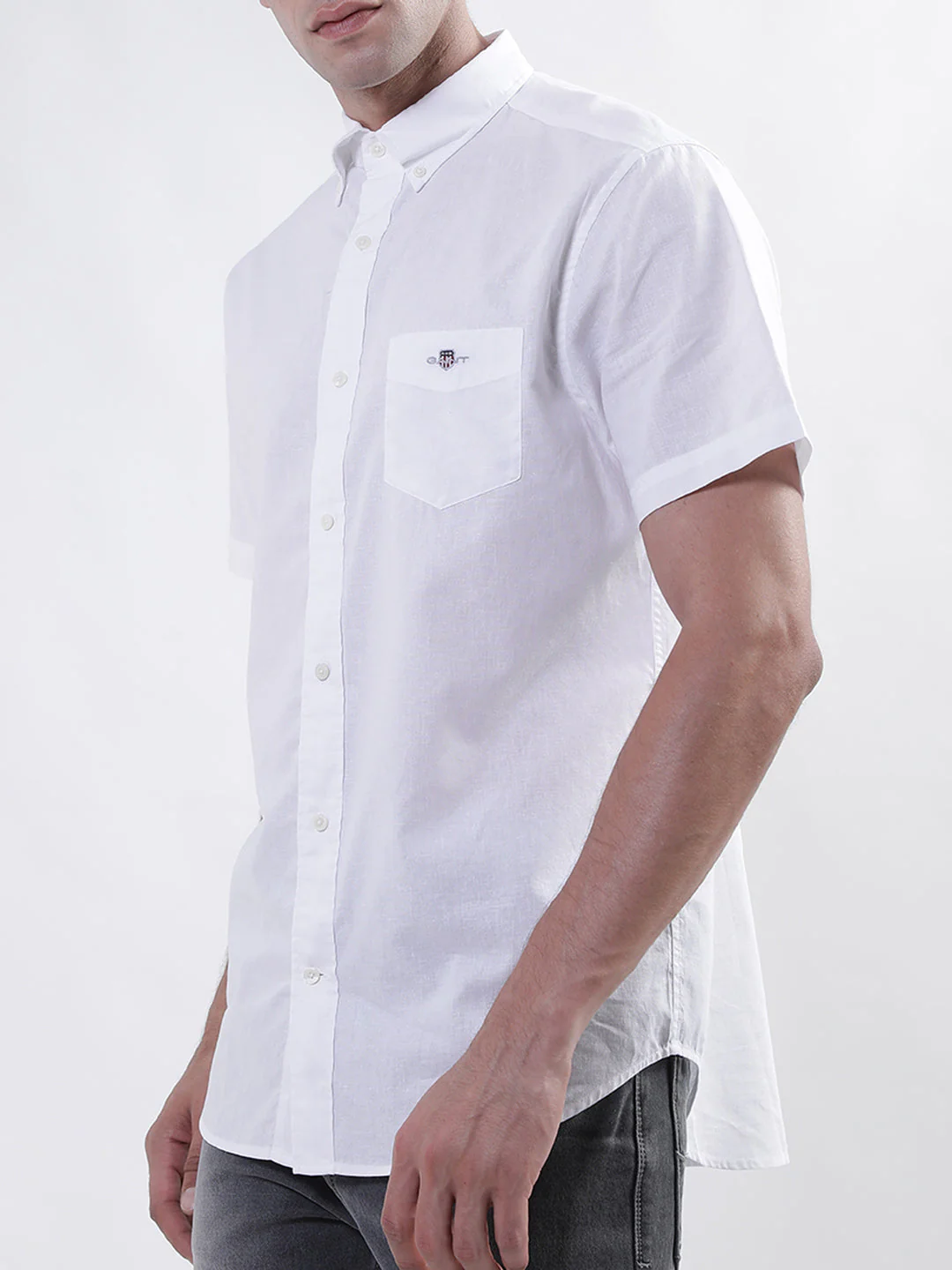 Gant White Regular Fit Shirt - Image 2