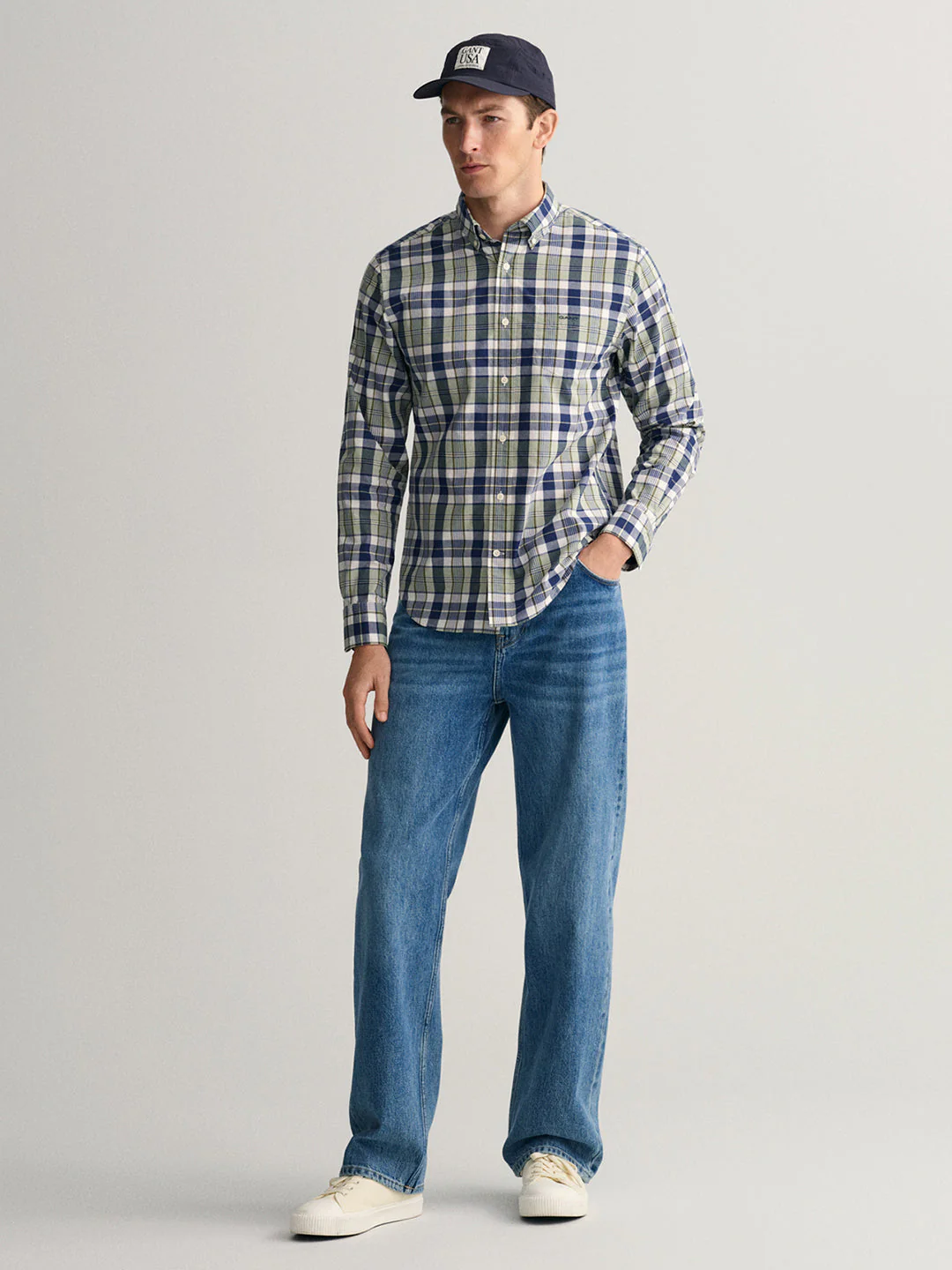 Gant Multi Untucked Colorful Checked Regular Fit Shirt - Image 2
