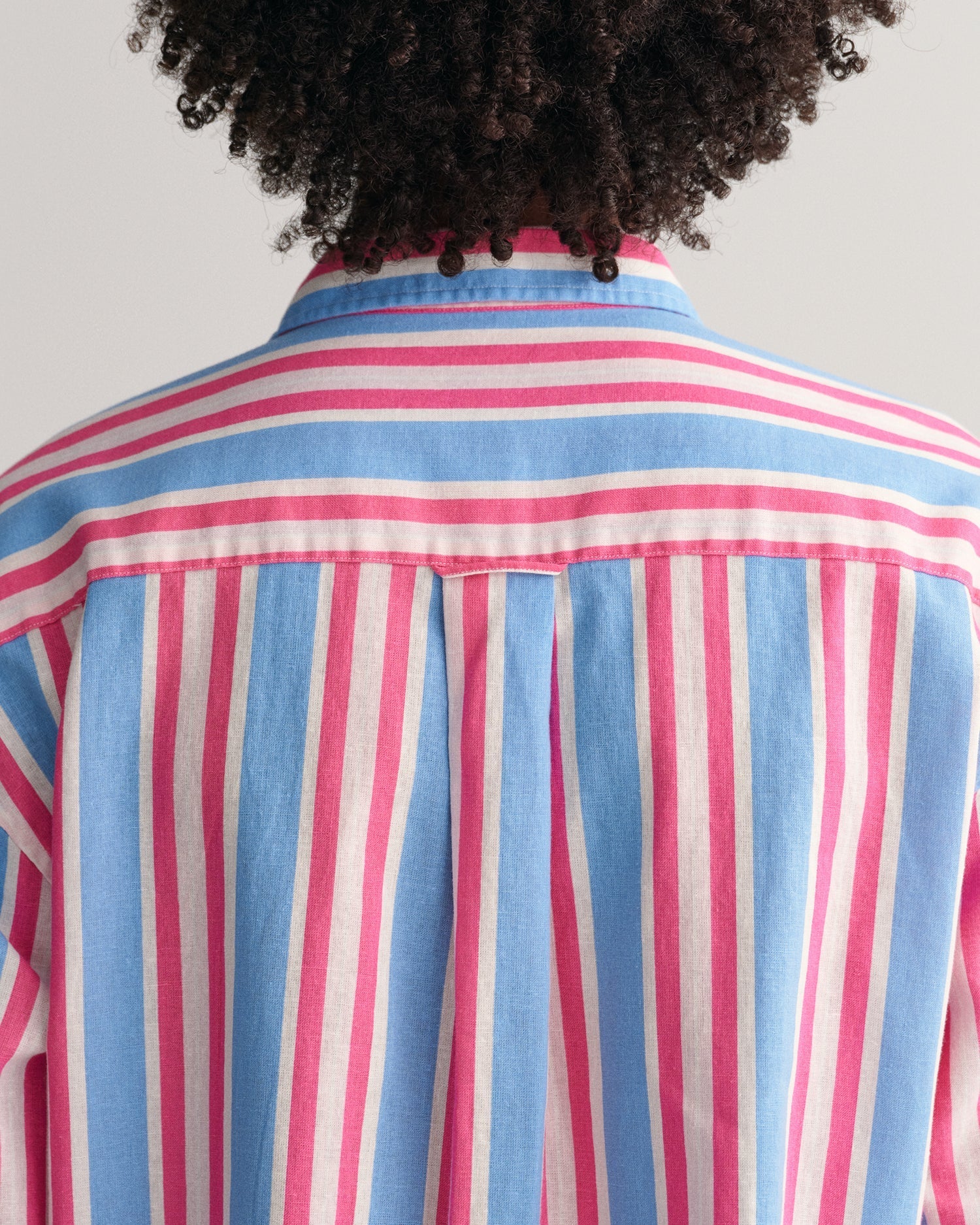 Gant Blue Striped Comfort Fit Shirt - Image 4