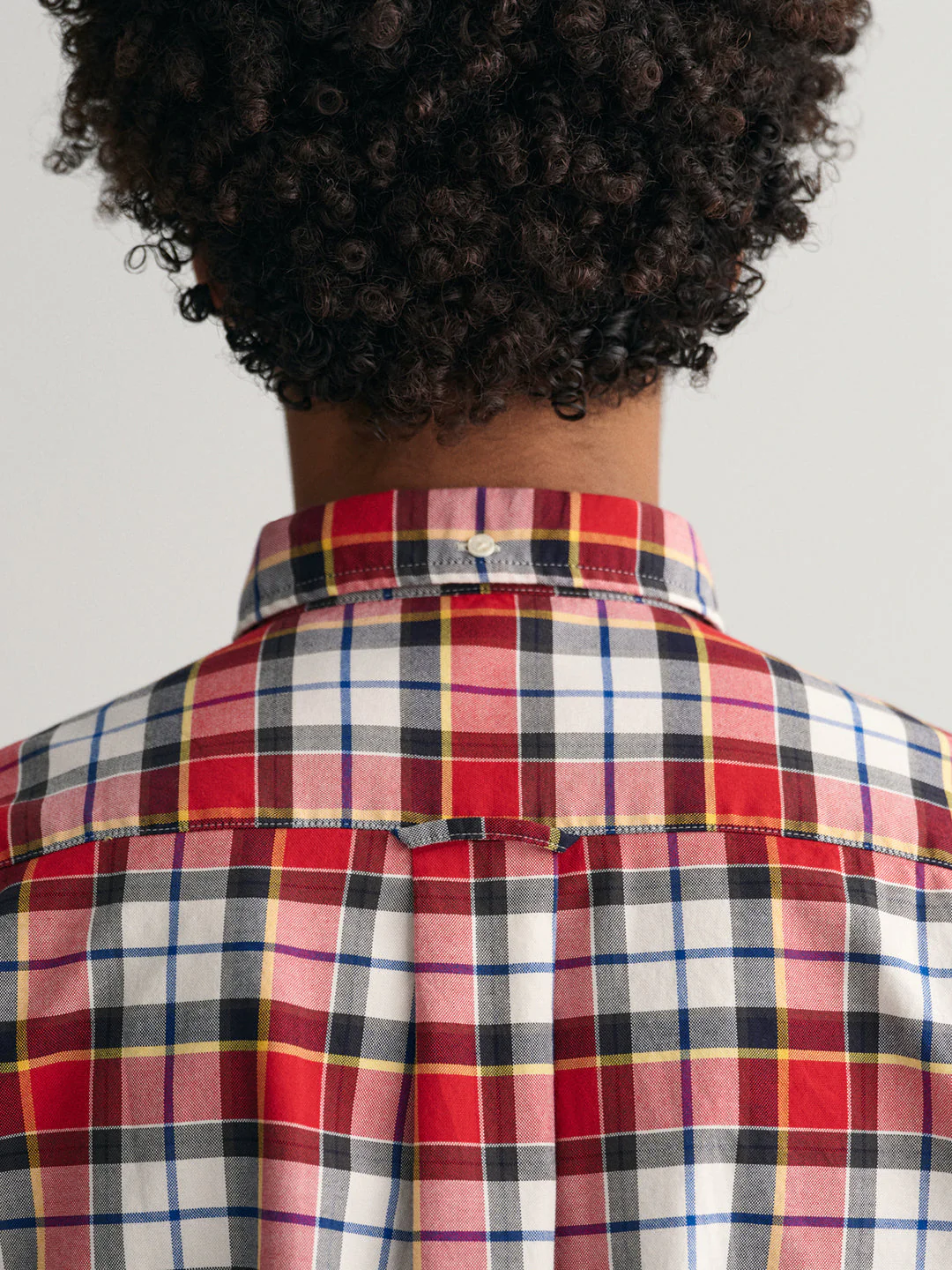 Gant Red Oxford Checked Regular Fit Shirt - Image 3