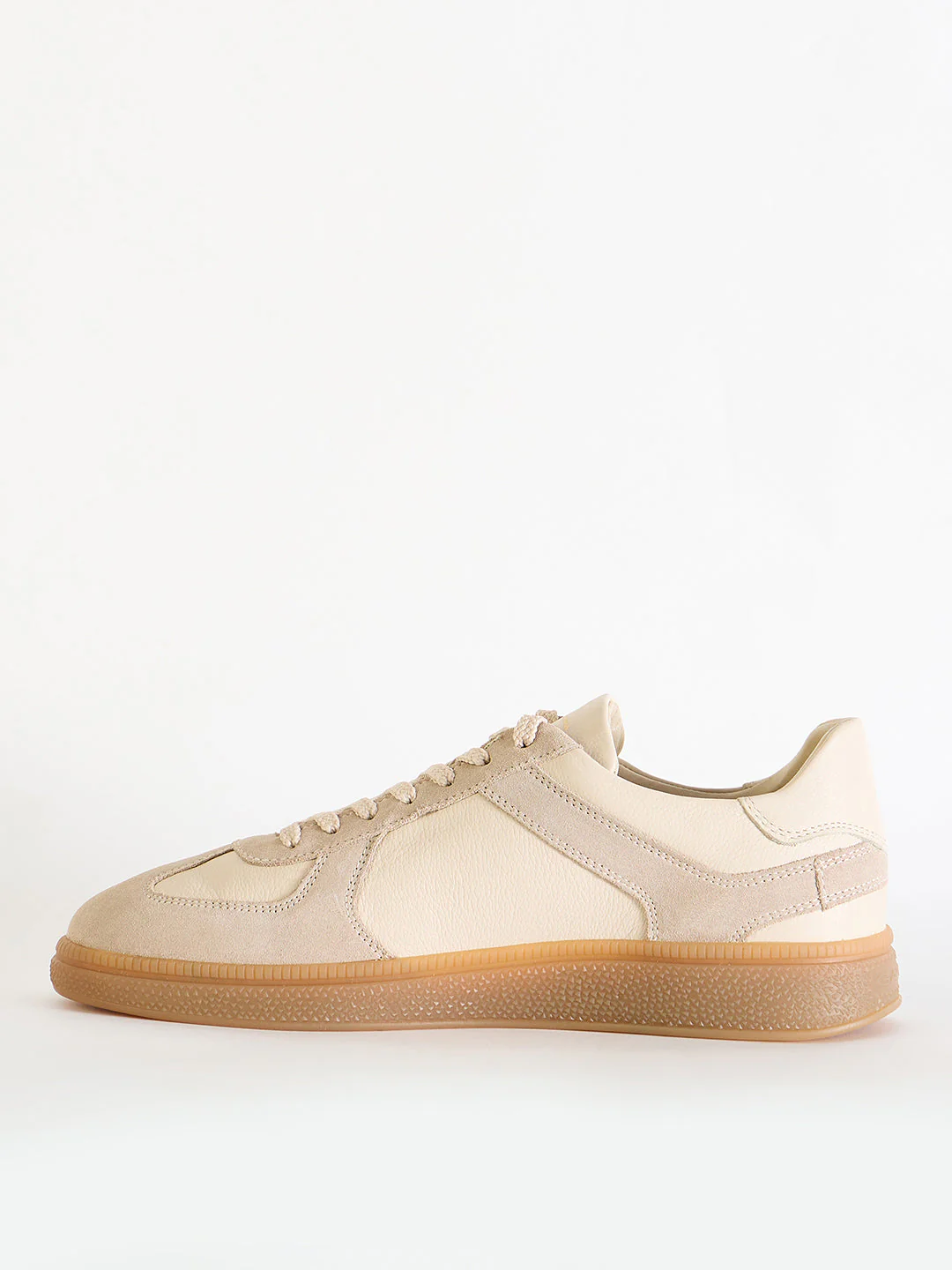 Gant Men Beige Color-Blocked Lace-Up Round Toe Sneakers - Image 3