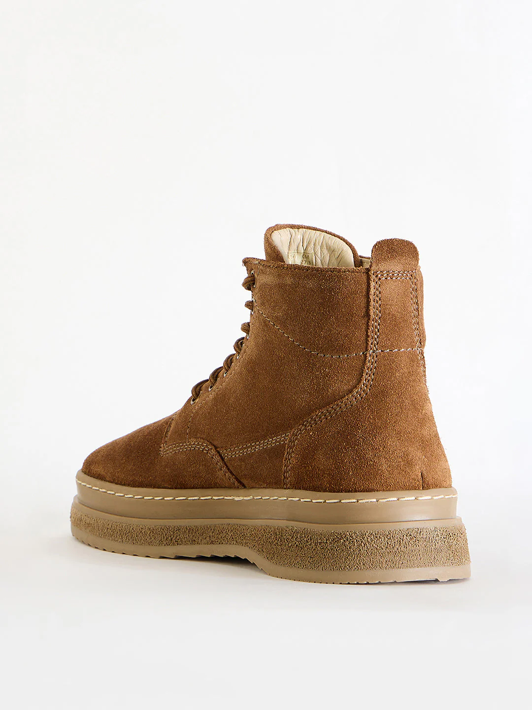 Gant Men Brown Solid Lace-Up Round Toe Boots - Image 4