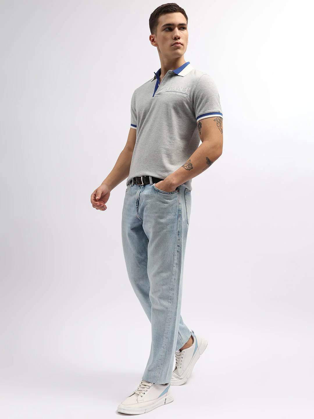 Gant Men Solid Polo TShirt - Image 4