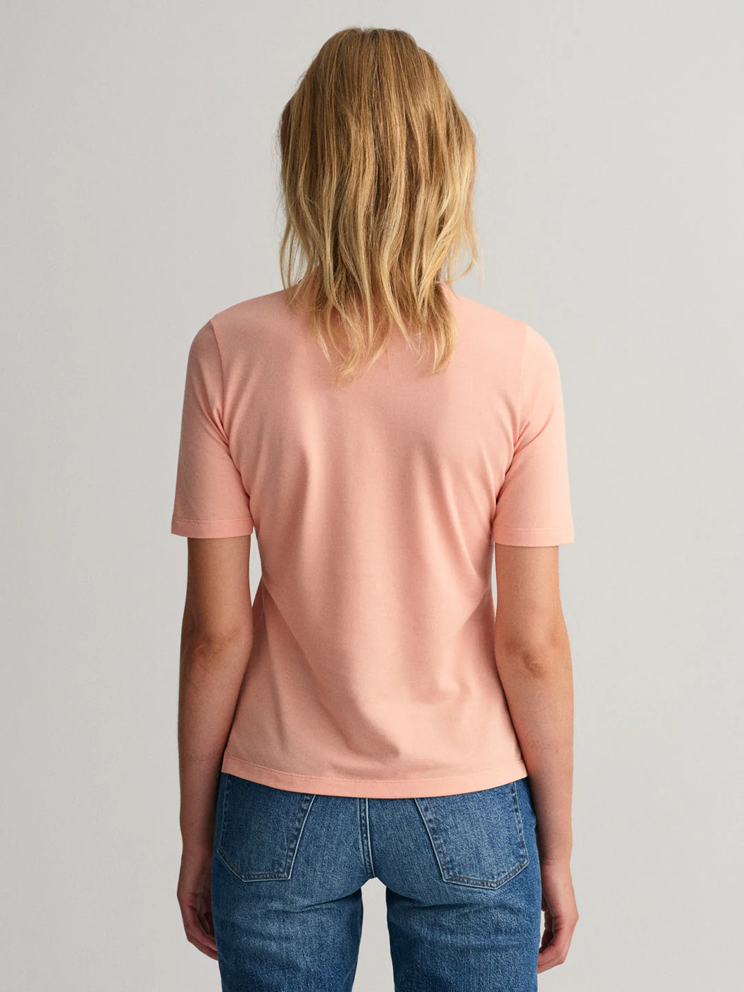 Gant Peach Preppy Regular Fit Polo T-Shirt - Image 2