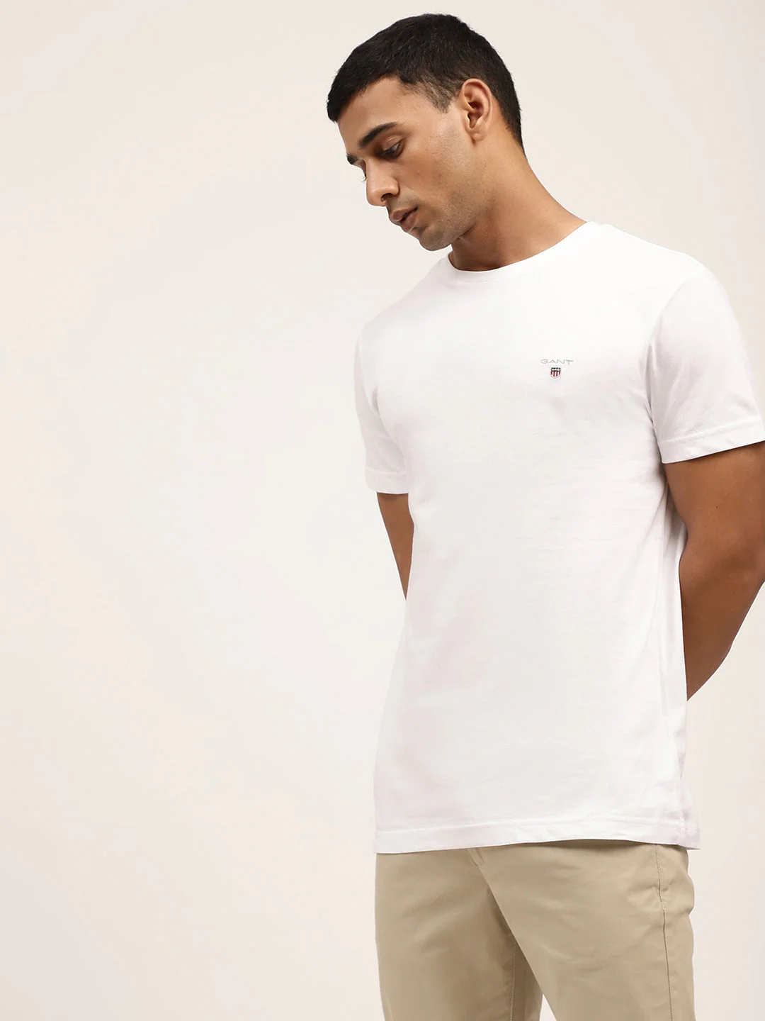 Gant White Regular Fit Tshirt - Image 3