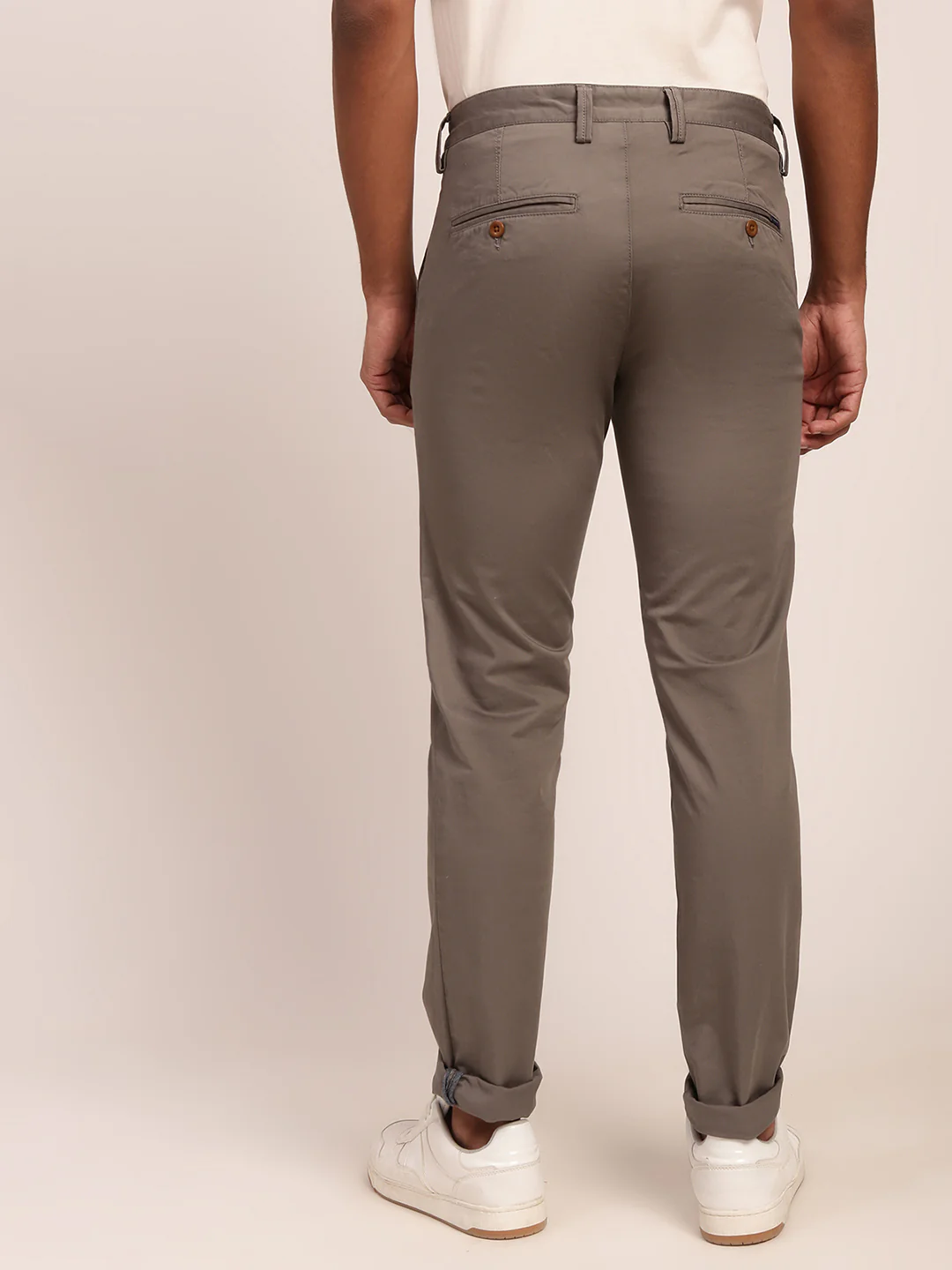 Gant Men Grey Tailored Slim Fit Trouser - Image 2