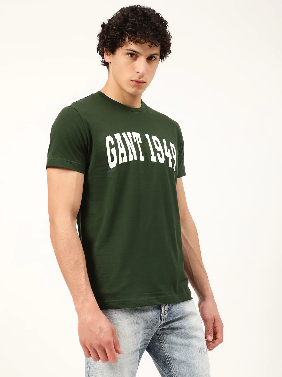 Gant Green Logo Regular Fit Tshirt - Image 4