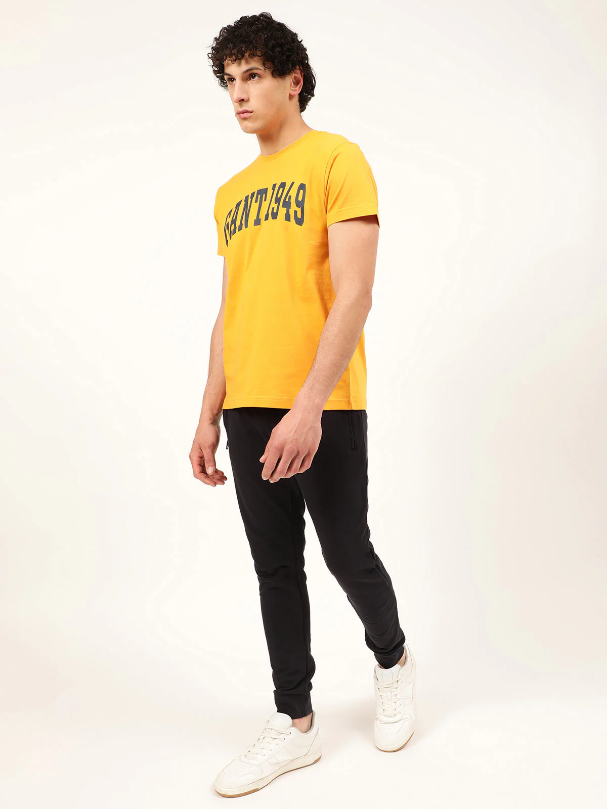 Gant Yellow Logo Regular Fit Tshirt - Image 5