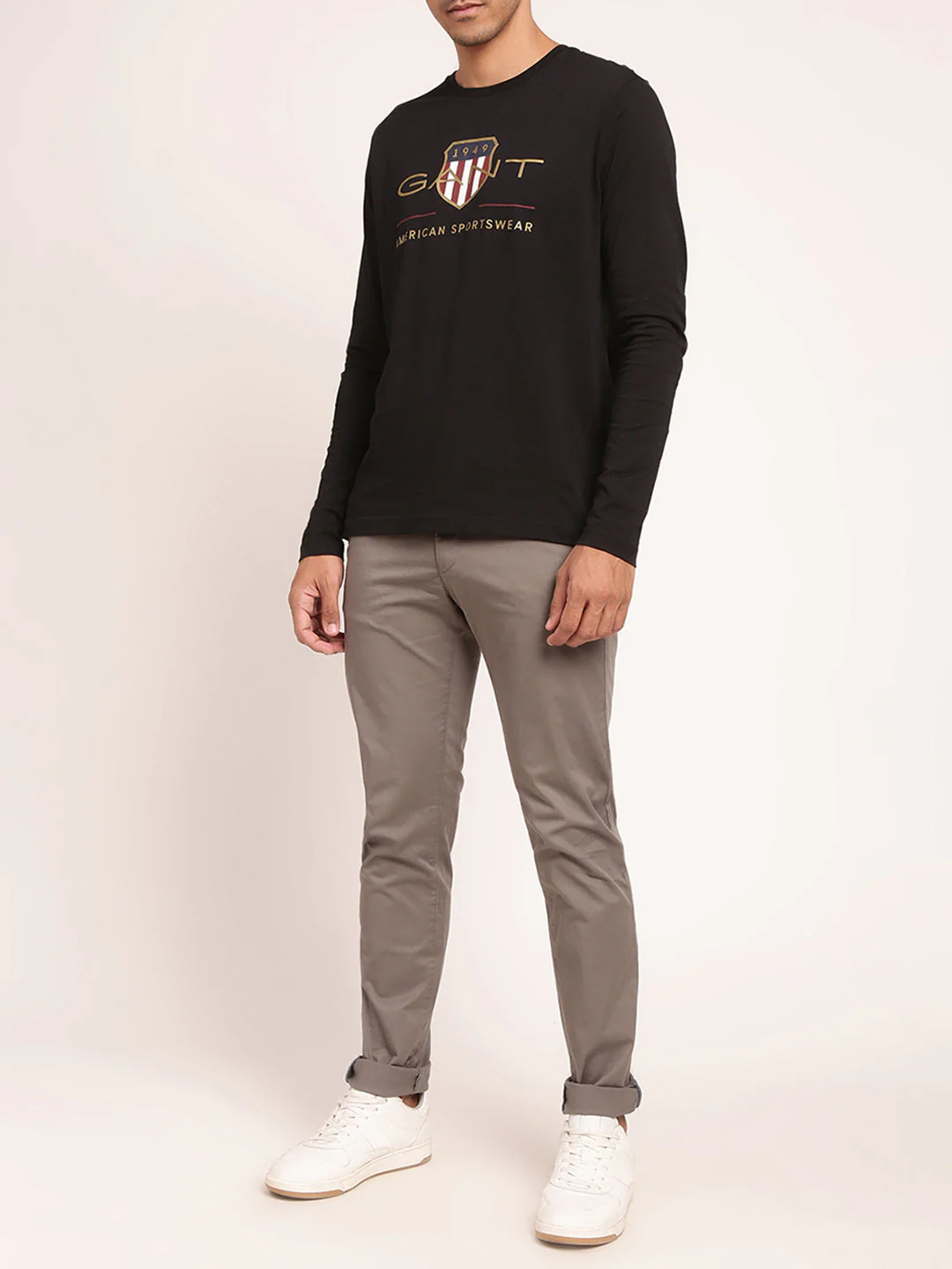 Gant Black Logo Regular Fit Tshirt - Image 5
