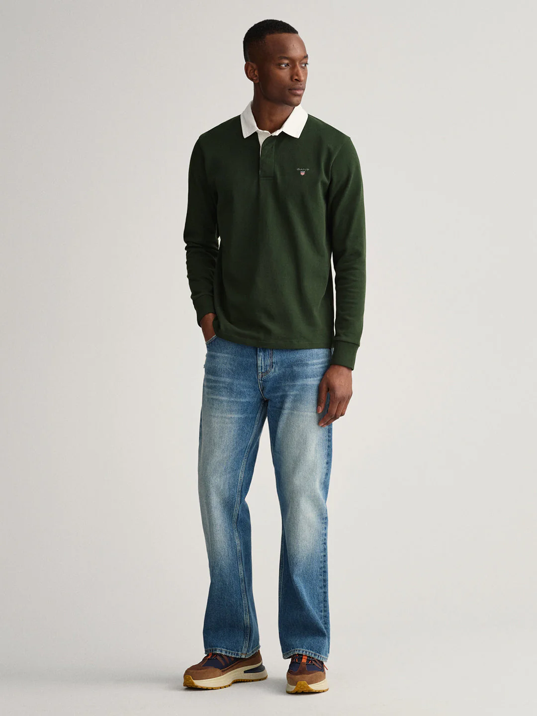 Gant Green Regular Fit Polo Tshirt - Image 3