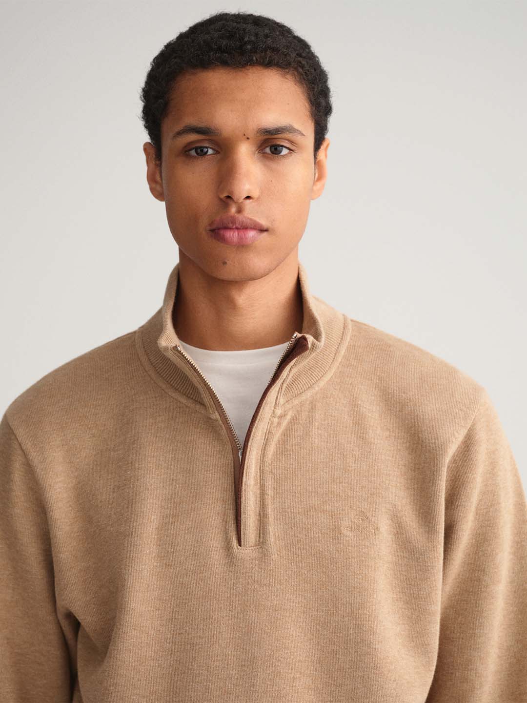Gant Men Khaki Sweatshirt - Image 3