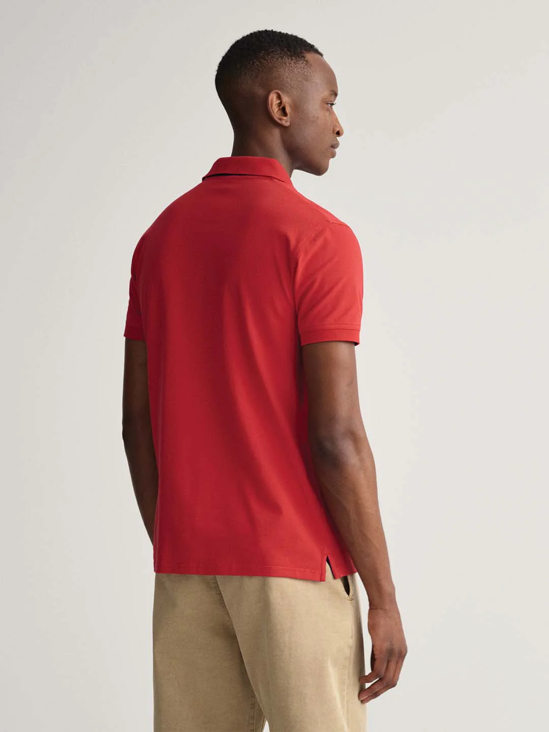 Gant Navy Blue Regular Fit Polo Tshirt - Image 4