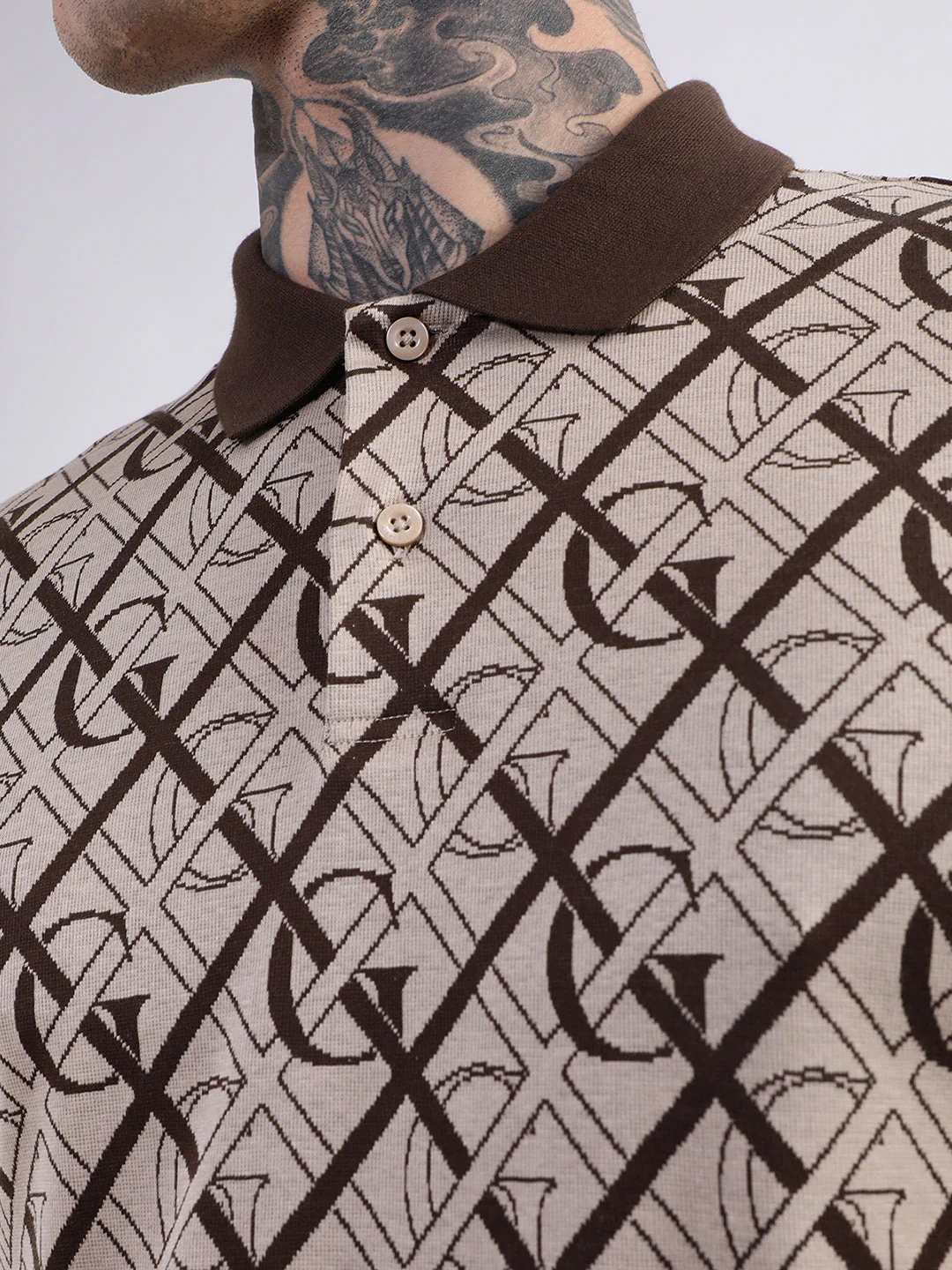 Gant Brown Logo Regular Fit Polo T-Shirt - Image 7