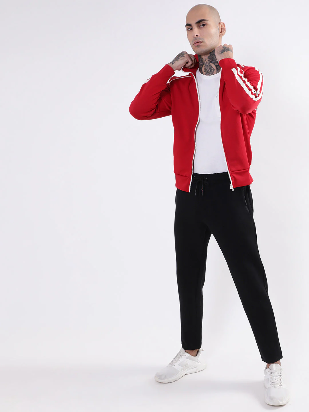 Gant Men Red Solid Hooded Sweatshirt - Image 6