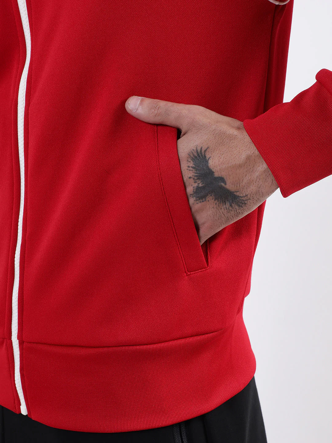 Gant Men Red Solid Hooded Sweatshirt - Image 9