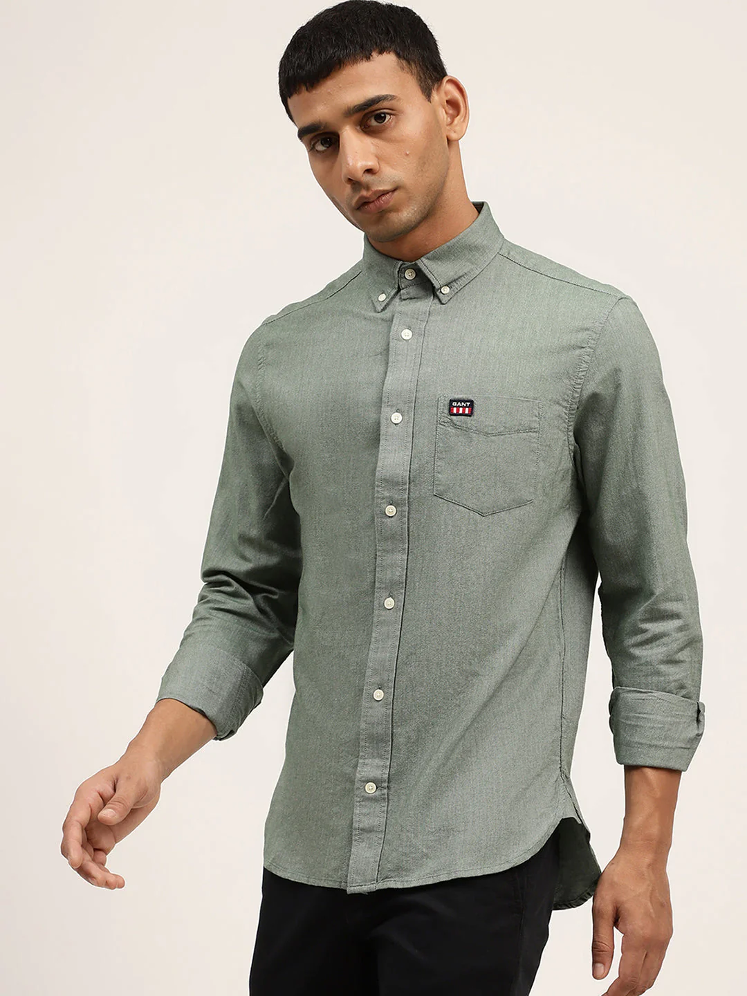 Gant Green Regular Fit Shirt - Image 3