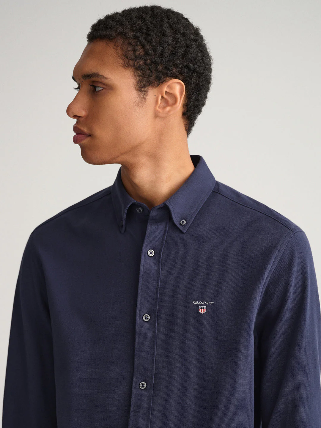 Gant Blue Regular Fit Shirt - Image 2