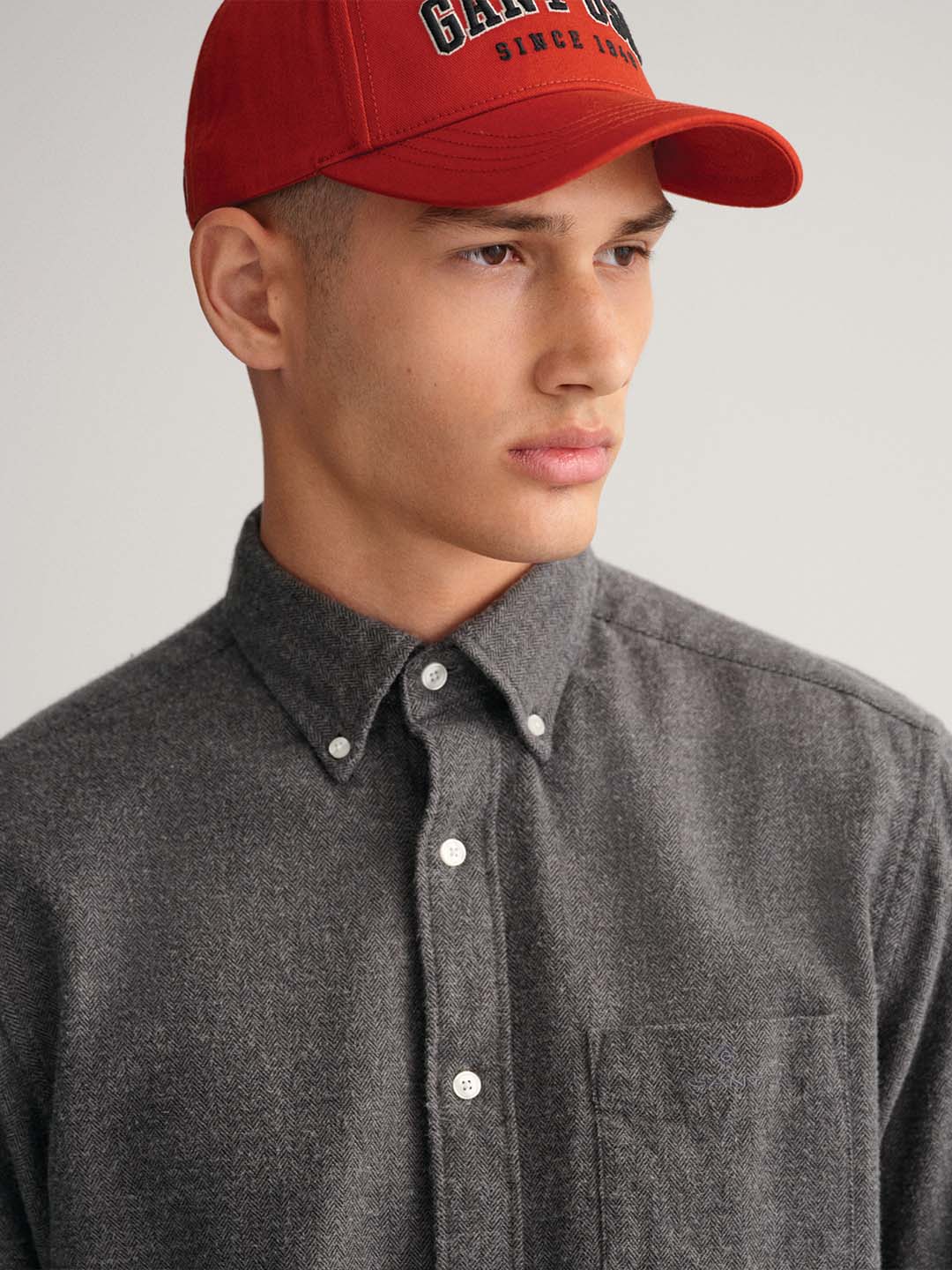 Gant Grey Regular Fit Shirt - Image 2