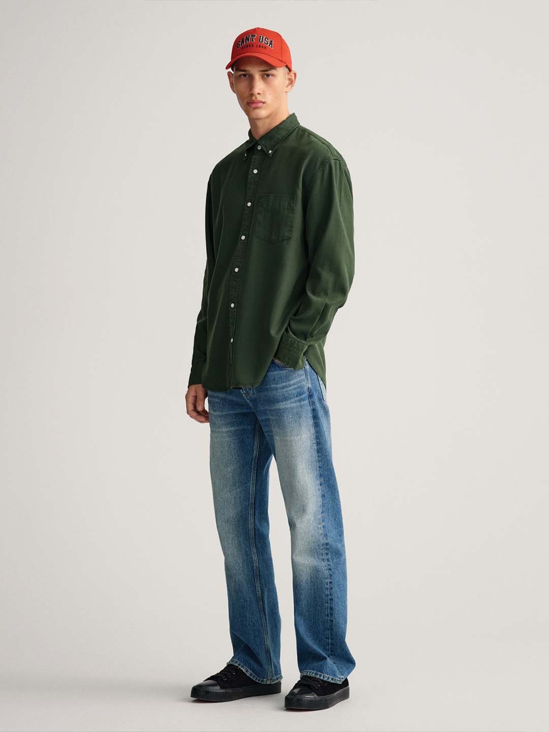 Gant Green Regular Fit Shirt - Image 3