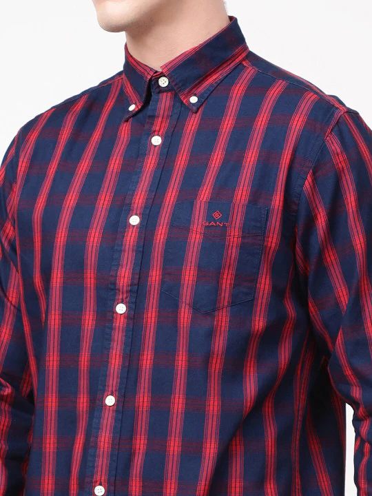 Gant Multi Checked Regular Fit Shirt - Image 2