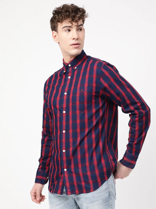 Gant Multi Checked Regular Fit Shirt - Image 5