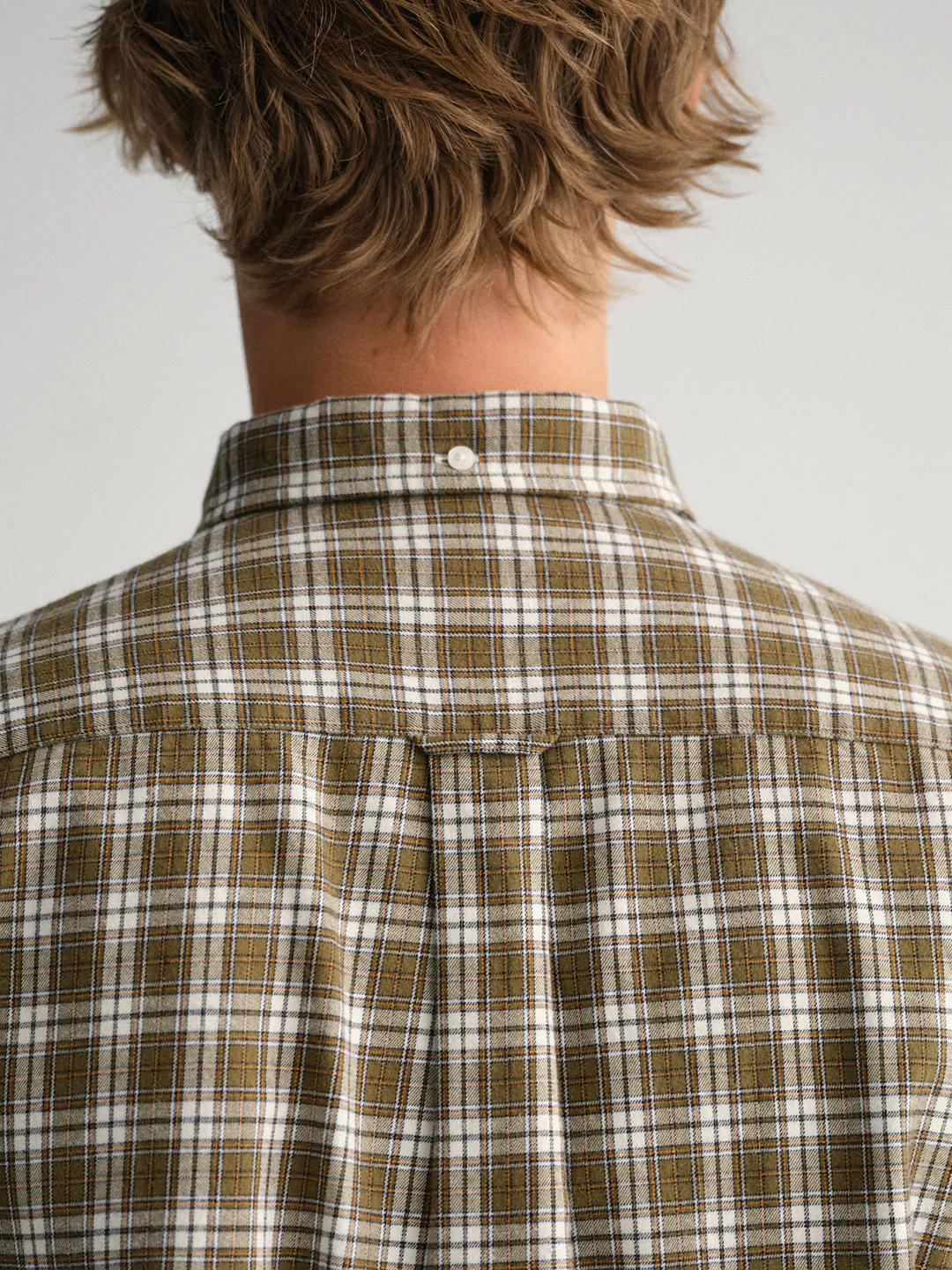 Gant Green Checked Regular Fit Shirt - Image 2
