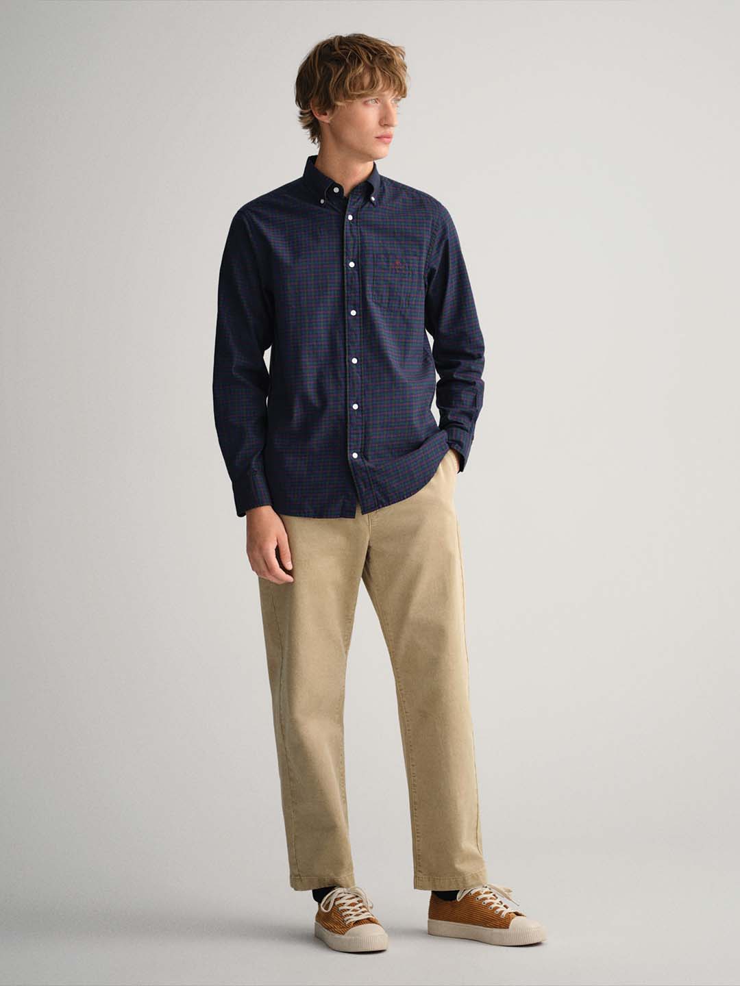 Gant Multi Checked Regular Fit Shirt - Image 3
