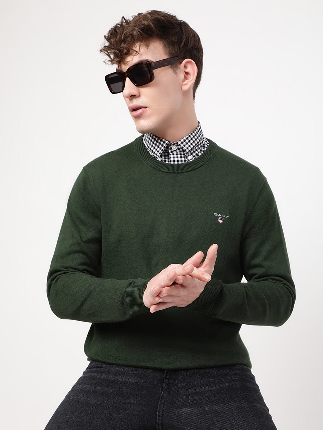 Gant Men Crew Neck Sweater - Image 2