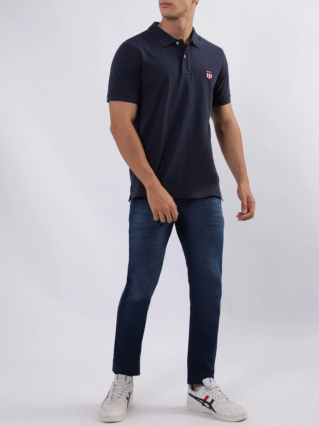 Gant Blue Regular Fit Polo Tshirt - Image 6