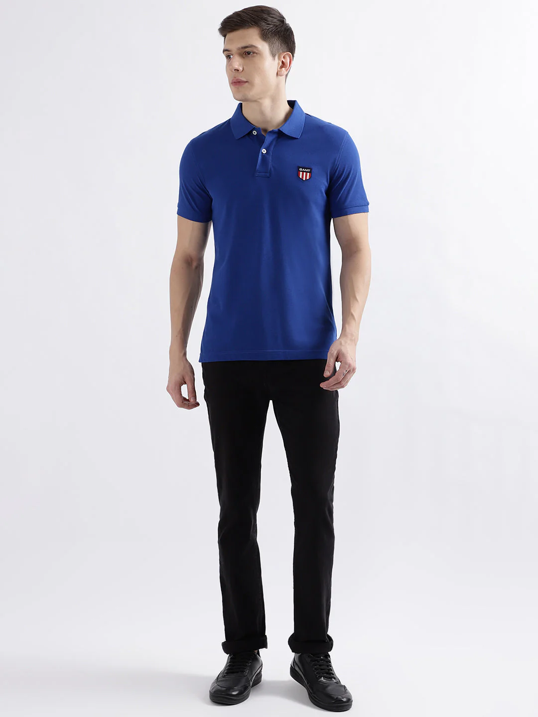 Gant Blue Fashion Regular Fit Polo Tshirt - Image 4