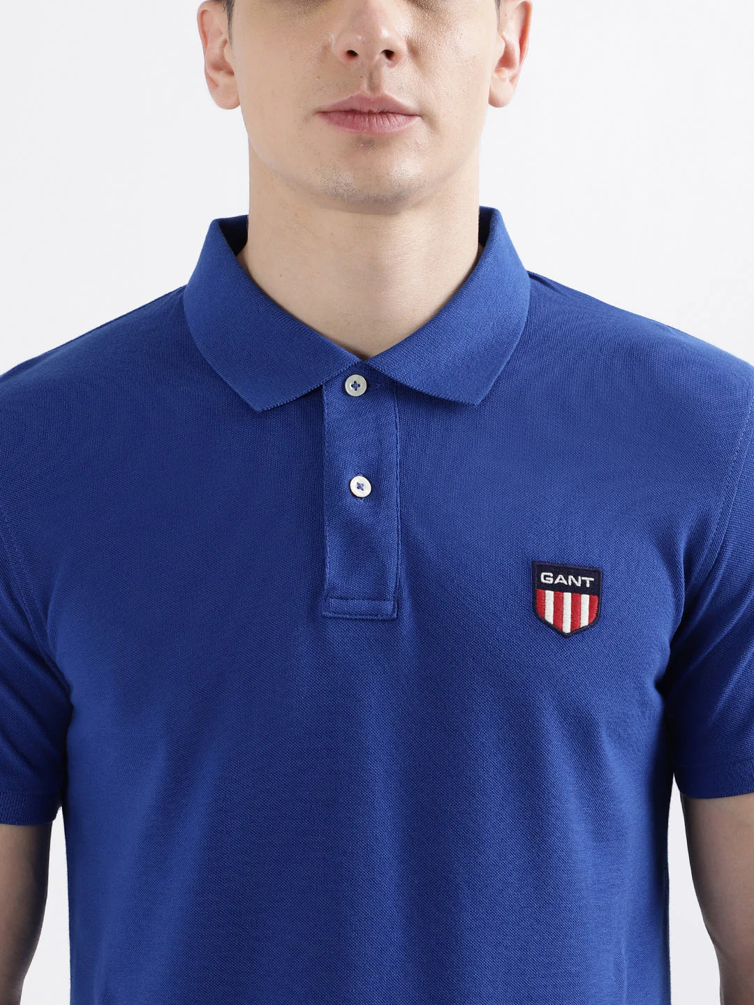 Gant Blue Fashion Regular Fit Polo Tshirt - Image 6