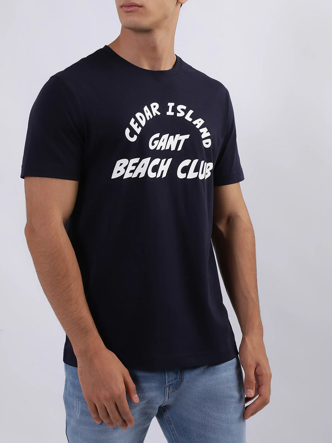 Gant Blue Logo Regular Fit Tshirt - Image 2