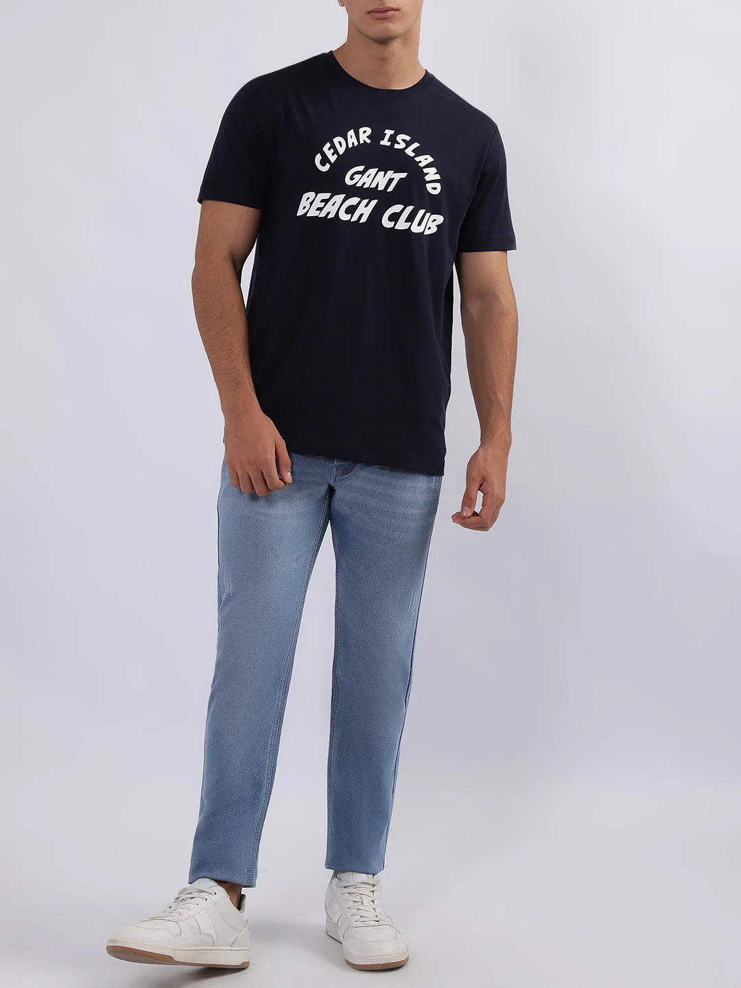 Gant Blue Logo Regular Fit Tshirt - Image 5