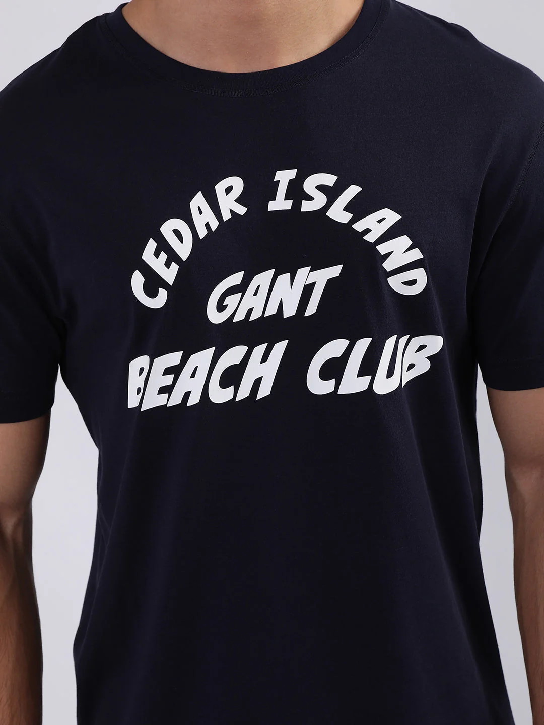 Gant Blue Logo Regular Fit Tshirt - Image 7