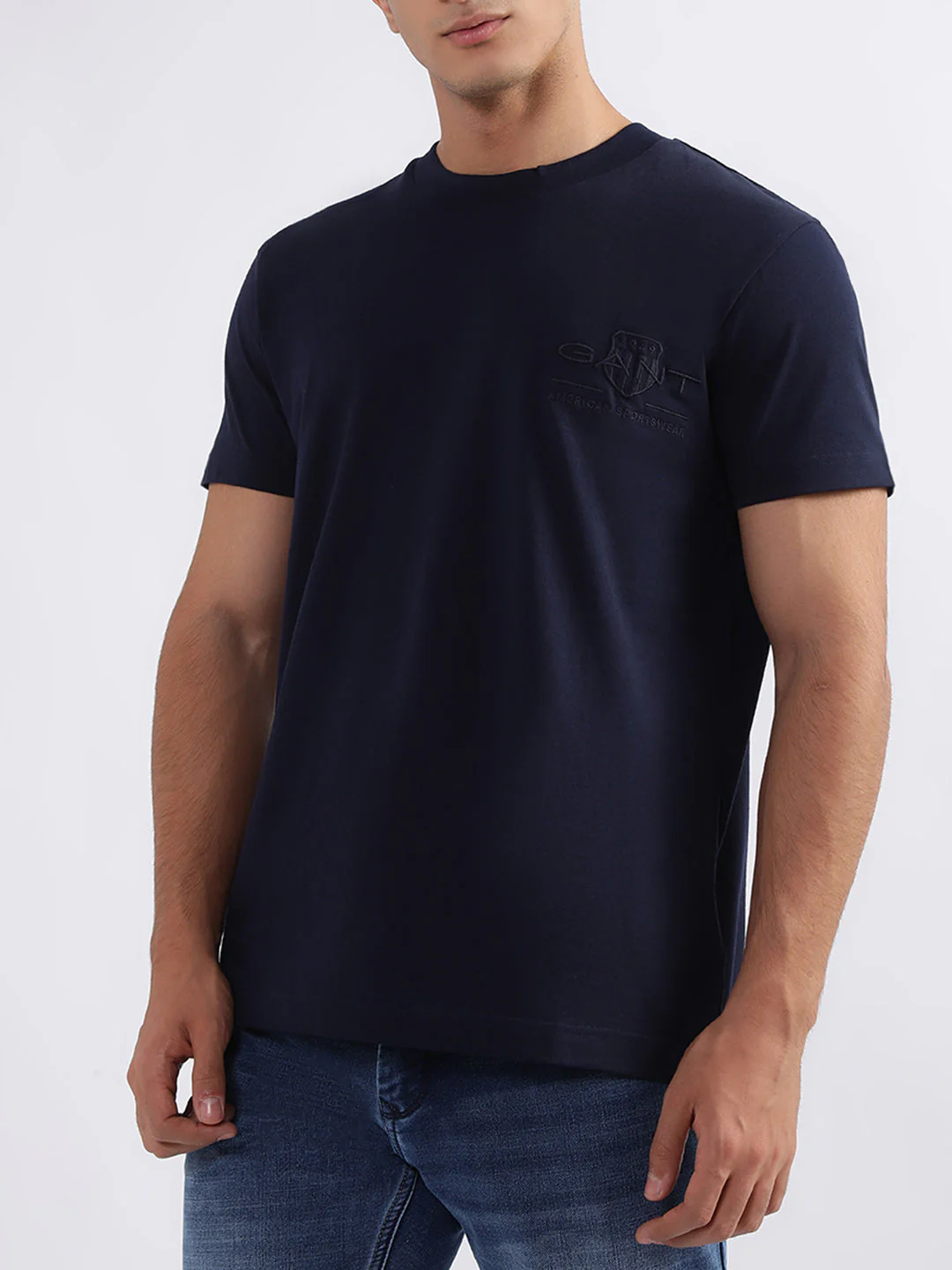 Gant Blue Regular Fit Tshirt - Image 3
