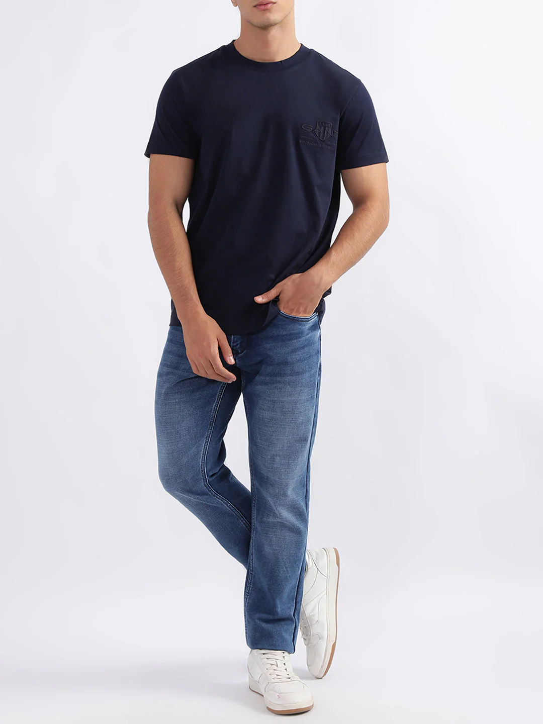 Gant Blue Regular Fit Tshirt - Image 6