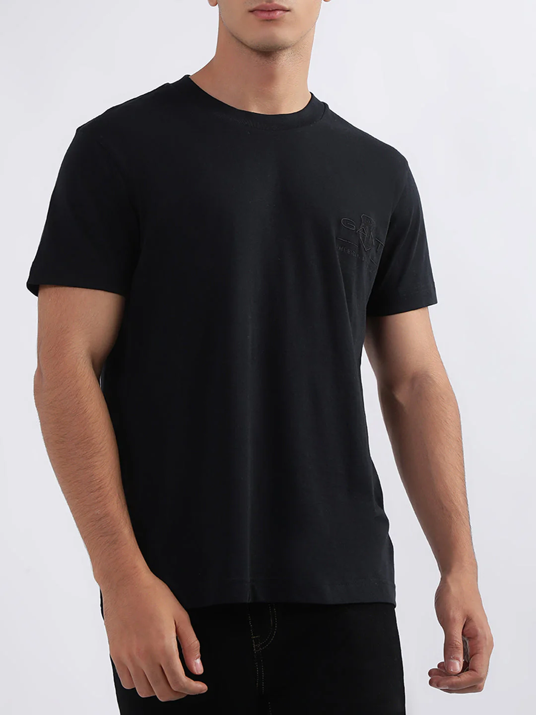 Gant Black Regular Fit Tshirt