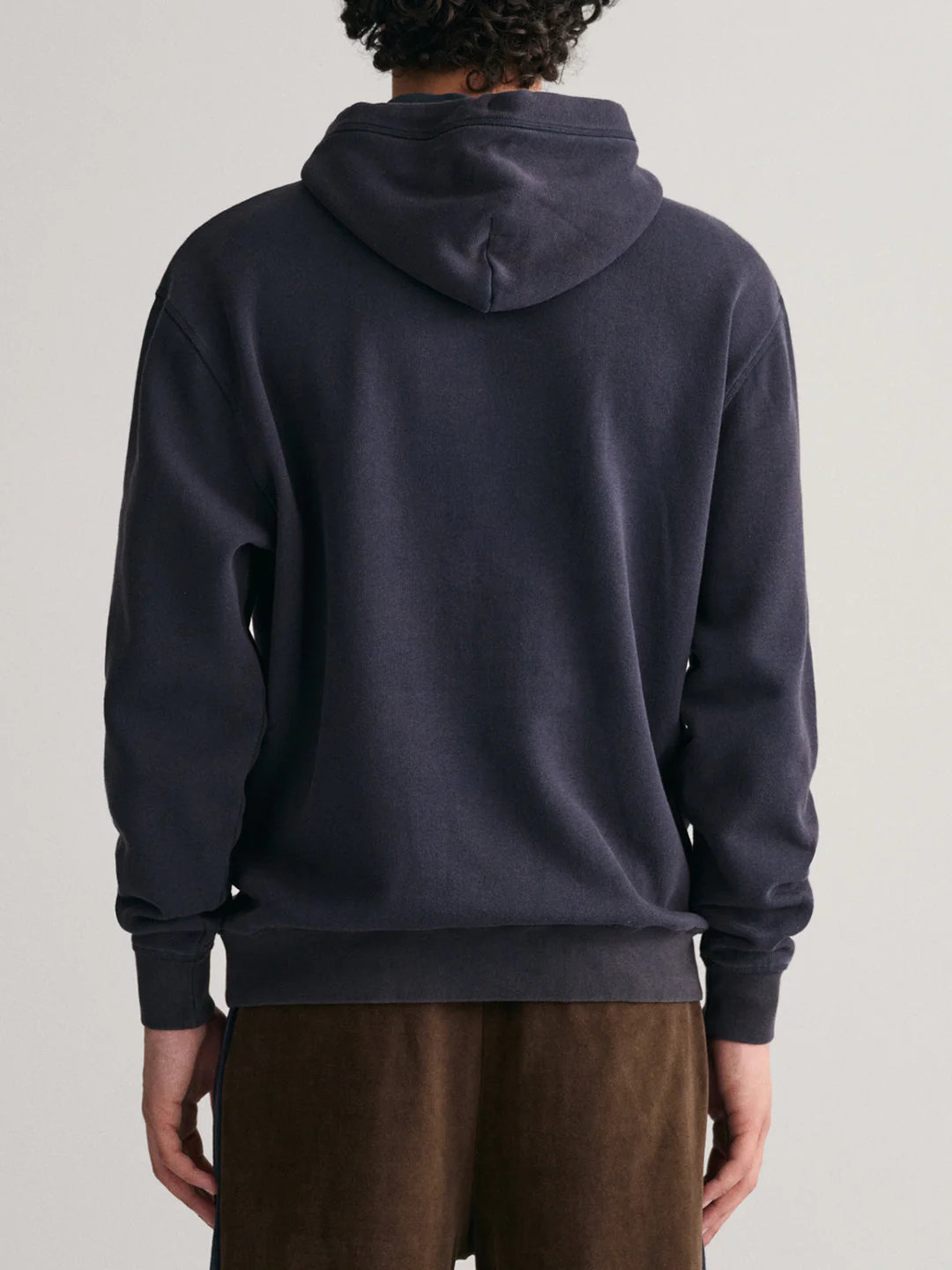 Gant Men Blue Printed Hooded Sweatshirt - Image 3