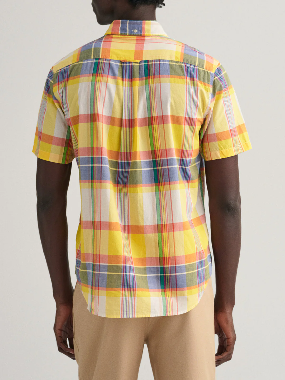 Gant Yellow Checked Regular Fit Shirt - Image 2