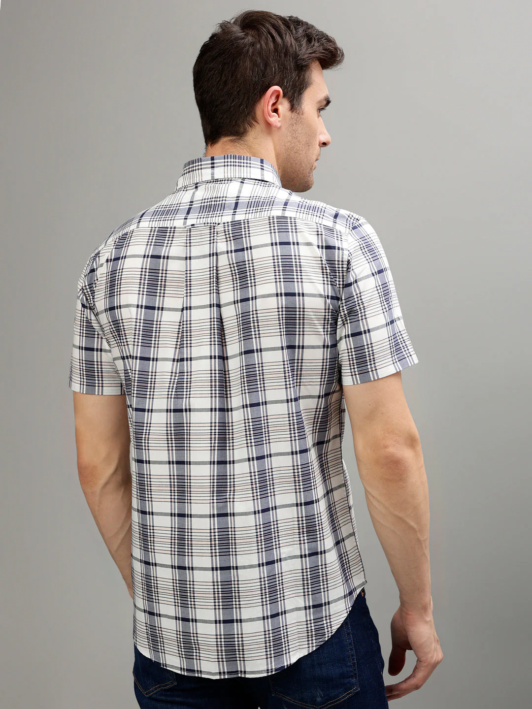 Gant White Fashion Checked Regular Fit Shirt - Image 4